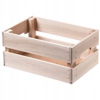 SKRZYNKA DREWNIANA PUDEŁKO SKRZYNIA 30x20x14