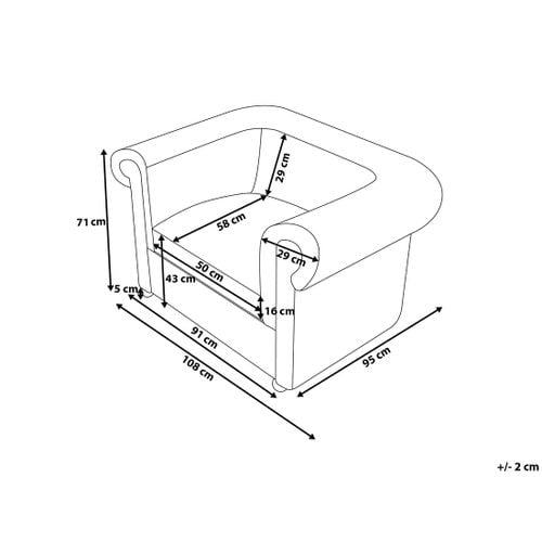 Fotel patchwork żółty CHESTERFIELD na Arena.pl