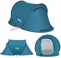 NILS Namiot Samorozkładający Kempingowy Wodoodporny + Filtr UV