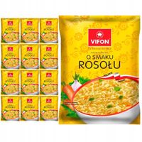 Vifon Zupa błyskawiczna o smaku rosołu 65 g x 12 sztuk