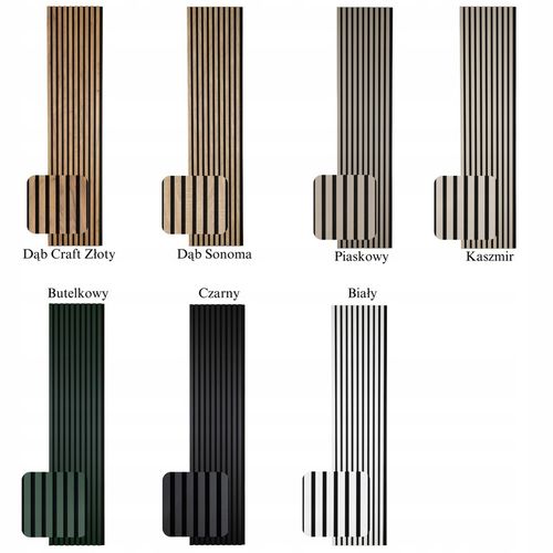 Lamele Ścienne na Płycie Panel Startowy 275x21cm RÓŻNE KOLORY na Arena.pl