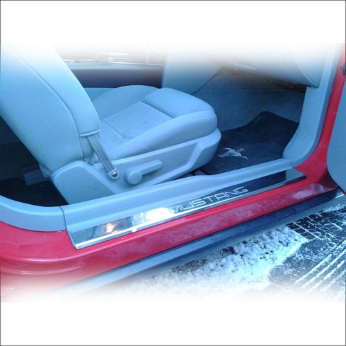 Listwa progowa FORD MUSTANG MK4 Stal nierdzewna 304 połysk 2szt na Arena.pl