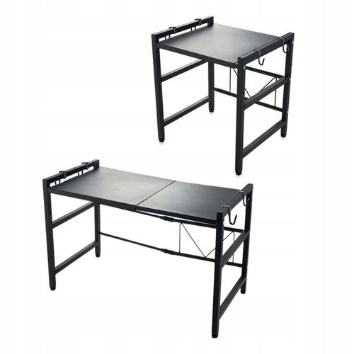 Stojak na mikrofalówkę półka rozsuwana regulacja teleskopowa organizer na Arena.pl