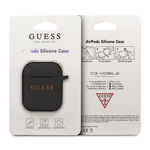 Guess Silicone Case - Etui do AirPods (Black) na Arena.pl