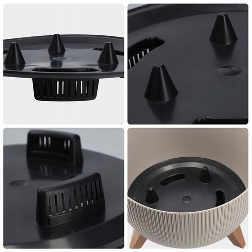 DONICZKA DONICA OSŁONKA NA NÓŻKACH WKŁAD KWIETNIK 24cm BEŻOWA MISA na Arena.pl