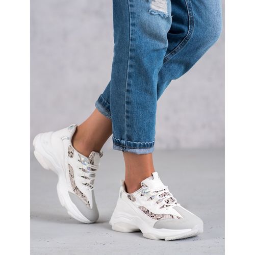 Wiązane Sneakersy Snake Print r.41 na Arena.pl