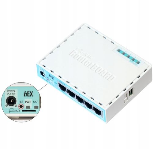 MIKROTIK ROUTERBOARD hEX (RB750Gr3) na Arena.pl