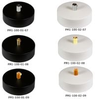 Podsufitka Sufitowa fi 100mm biała lub czarna 1 otwór hamulec metalowy