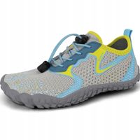 Kyopp Dziecięce Buty Barefoot Antypoślizgowe Szaro-Niebieskie 30EU