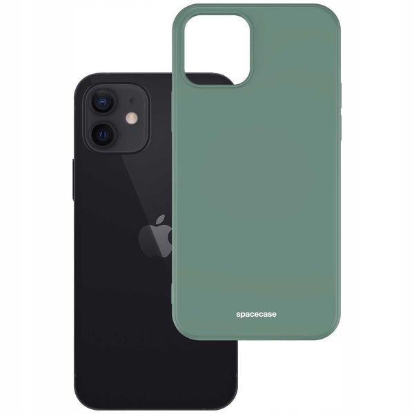 Spacecase Silicone Case Iphone 12 Mini Dark Green zdjęcie 2