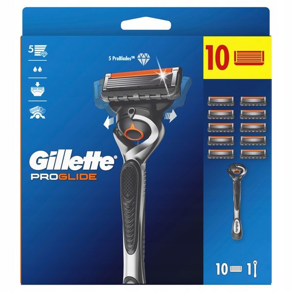 Gillette ProGlide Maszynka do golenia + 10 Ostrzy zdjęcie 1