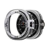 spigen bezel tune pro pilot samsung galaxy watch 8 classic (46 mm) silver