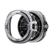 spigen bezel tune pro pilot samsung galaxy watch 8 classic (46 mm) silver
