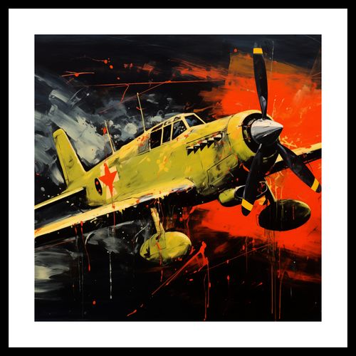 Plakat 50x50cm Barwny Przelot na Arena.pl
