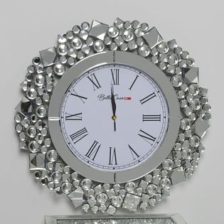 Okrągły zegar glamour C-0511 50x50x4,6 cm