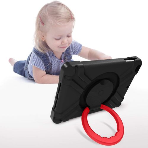 Etui do iPad 9/8/7 10.2" Pancerne z Obrotową Podstawką Czarne na Arena.pl