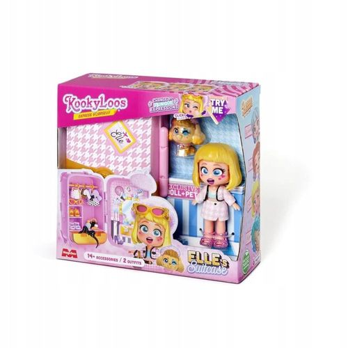 Magicbox KOOKYLOOS S Elle's Suitcase Walizka ELLE Figurka + Zwierzak na Arena.pl