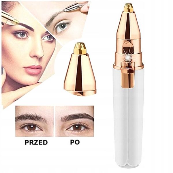 GOLARKA DO TWARZY I BRWI TRYMER DAMSKI 2w1 USB zdjęcie 5