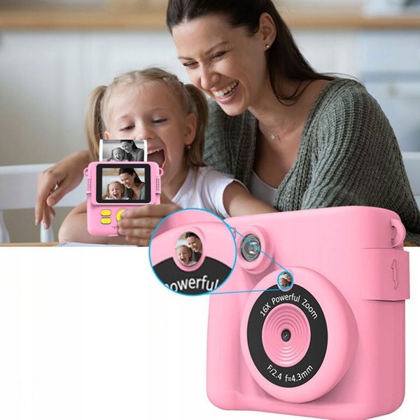 APARAT FOTOGRAFICZNY DLA DZIECI CYFROWY NATYCHMIASTOWY Z DRUKARKĄ + WKŁADY zdjęcie 8