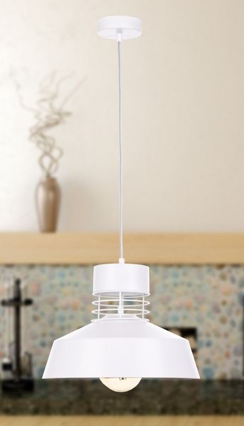 Lampa wisząca 1xE27 TITANIUM WHITE zdjęcie 4
