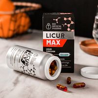 Bio Medical Pharma Licur Max płynna kurkumina KURKUMA ODPORNOŚĆ 60 kaps.