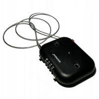 Zapięcie rowerowe zwijane GERDA MINI COMBO FLEX 900 Czarny Uniwersalny