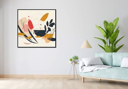 Plakat 100x100cm Porywista Flora na Arena.pl