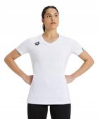 Koszulka damska T-Shirt klasyczna biała bawełniana eco Arena R.M