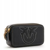 2X Torebka crossbody skórzana Pinko Carrie Camera Case 103799A1LF-Z99Q