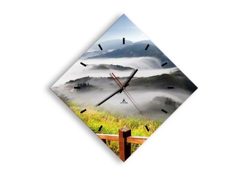 Zegar Ścienny - Góry Droga Mgła - 40X40 Cm - C3Ad40X40-2444 na Arena.pl