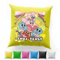 POSZEWKA Z NADRUKIEM BAWEŁNIANA 40x40CM - GUMNALL BAJKA DLA DZIECI