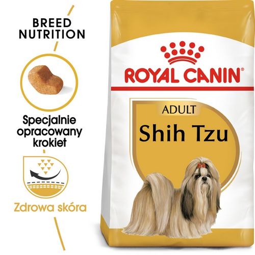 Karma sucha z witaminami dla psów dorosłych rasy Shih Tzu Royal Canin 1,5kg na Arena.pl
