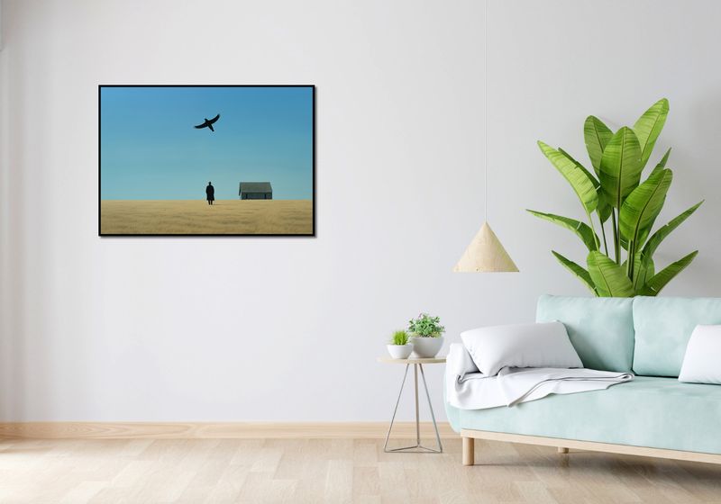 Plakat 100x70cm Samotny i Wolny zdjęcie 4