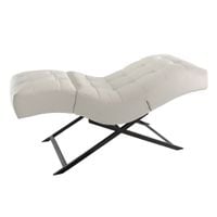 Łóżko kosmetyczne kremowo-czarne Figura