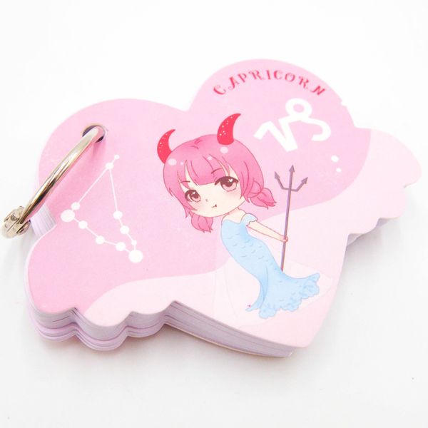 Mini notes notesik na breloku znak zodiaku KOZIOROŻEC zdjęcie 1