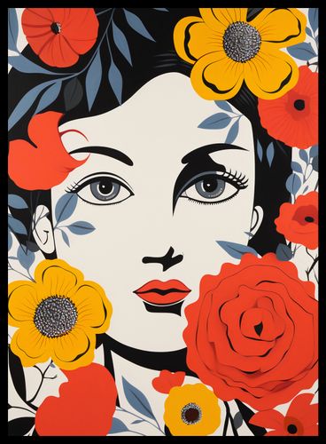 Plakat 40x55cm Kwiatowa Aura na Arena.pl
