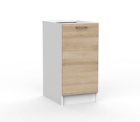 BRYGIDA szafka kuchenna 30 stojąca z drzwiczkami MATOWA