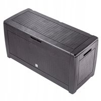 SKRZYNIA OGRODOWA KUFER SCHOWEK 310L BRĄZOWA