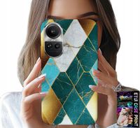 ETUI DO OPPO RENO10 PRO 5G - ELEGANCKIE MODNE WZORY CASE + FOLIA