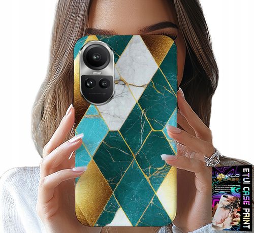 ETUI DO OPPO RENO10 PRO 5G - ELEGANCKIE MODNE WZORY CASE + FOLIA na Arena.pl