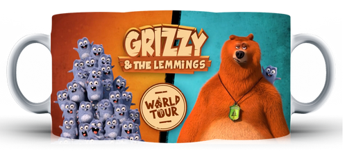 Kubek ceramiczny Grizzy i Lemingi na Arena.pl