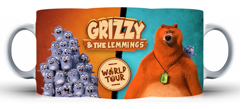 Kubek ceramiczny Grizzy i Lemingi zdjęcie 2