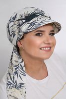 Chusta VERA z daszkiem bawełna - Turban - 1/01