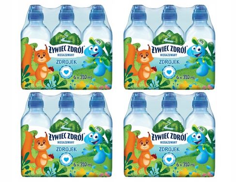 Żywiec Zdrój Zdrojek Niegazowany Woda źródlana ZESTAW 24 x 310 ml na Arena.pl