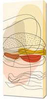 Obraz 40x90cm Cieniutki Burger