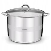 GARNEK Gastronomiczny INDUKCJA DUŻY STALOWY POKRYWKA Konighoffer Faro