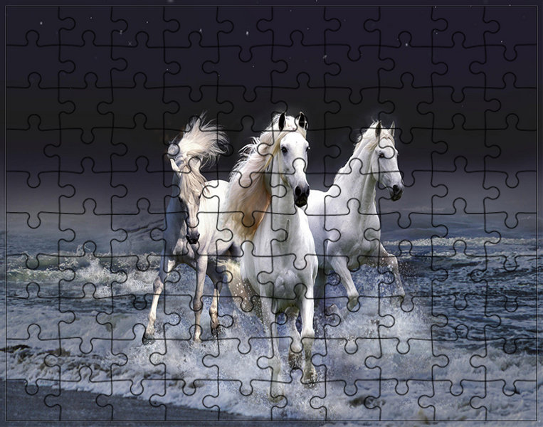 Puzzle Konie zdjęcie 1