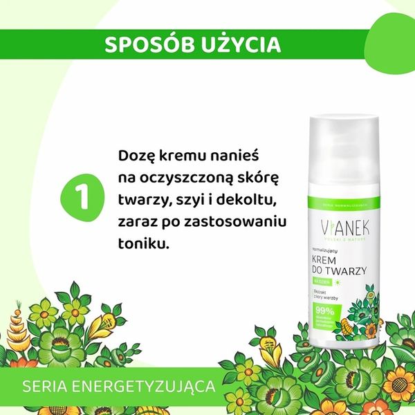 VIANEK Normalizujący krem do twarzy na dzień zdjęcie 11