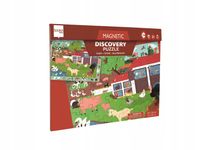 PUZZLE MAGNETYCZNE I GRA 2W1 FARMA