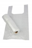reklamówka foliowa hdpe na rolce 160szt./rolka do 5kg strong  9um 22/11x45